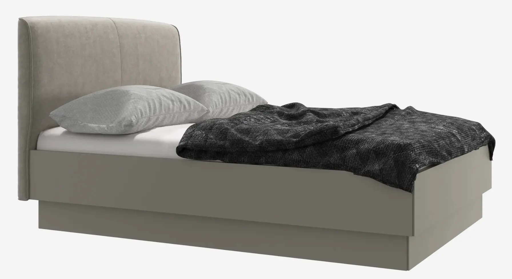 Houston storage bed Beige Ravello / ash grey - 30%